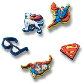 Superman, paquete de 5 colgantes Jibbitz™