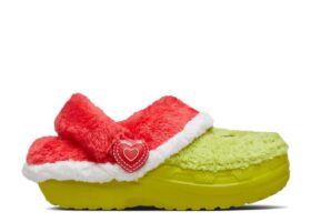 The Grinch x Classic Lined Clog para niños pequeños «Stealing Christmas»