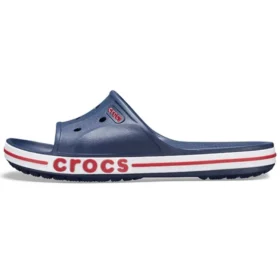 Zapatillas de casa Bayaband Clog en azul, blanco y rojo