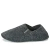 Zapatillas de casa clásicas de suela suave, unisex, color negro