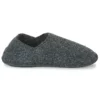 Zapatillas de casa clásicas de suela suave, unisex, color negro