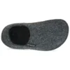 Zapatillas de casa clásicas de suela suave, unisex, color negro