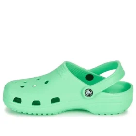 Zapatillas de casa clásicas de talón bajo para actividades al aire libre, color verde