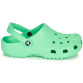 Zapatillas de casa clásicas de talón bajo para actividades al aire libre, color verde