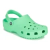 Zapatillas de casa clásicas de talón bajo para actividades al aire libre, color verde