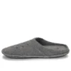 Zapatillas de casa clásicas informales, gruesas y abrigadas, unisex, gris