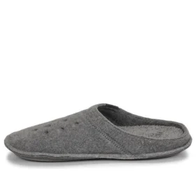 Zapatillas de casa clásicas informales, gruesas y abrigadas, unisex, gris