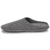 Zapatillas de casa clásicas informales, gruesas y abrigadas, unisex, gris