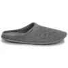 Zapatillas de casa clásicas informales, gruesas y abrigadas, unisex, gris