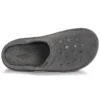 Zapatillas de casa clásicas informales, gruesas y abrigadas, unisex, gris