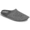 Zapatillas de casa clásicas informales, gruesas y abrigadas, unisex, gris