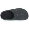 Zapatillas de casa clásicas informales unisex negras