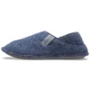 Zapatillas de casa clásicas unisex azules con suela suave