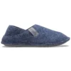 Zapatillas de casa clásicas unisex azules con suela suave