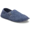 Zapatillas de casa clásicas unisex azules con suela suave