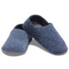 Zapatillas de casa clásicas unisex azules con suela suave