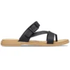 Zapatillas de casa minimalistas y cómodas, negro y marrón