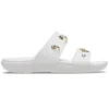 Zapatillas de casa planas de talón bajo para exterior, con suela suave y cómoda, color blanco