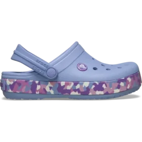 Zapatos Crocband Glow Confetti Band para niños