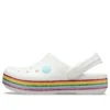 Zapatos Crocband Rainbow «Blanco Multicolor»