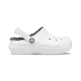 Zapatos Crocs Classic Clog para niños, sandalias deportivas «Blanco Gris»