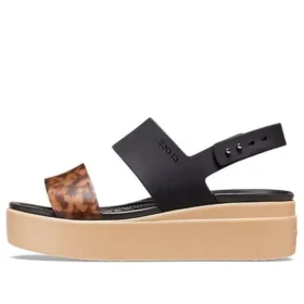 Zapatos de cuña baja Brooklyn Low Wedge «Negro Marrón»
