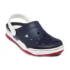 Zapatos de playa tipo zueco Classic Clog Azul Blanco