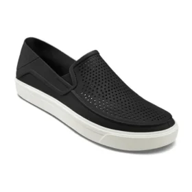 Zapatos deportivos casuales de estilo atlético Negro Blanco