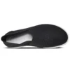 Zapatos deportivos casuales de estilo atlético Negro Blanco