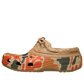 Zapatos náuticos Classic Duck Camo «Tan Shocking Orange»