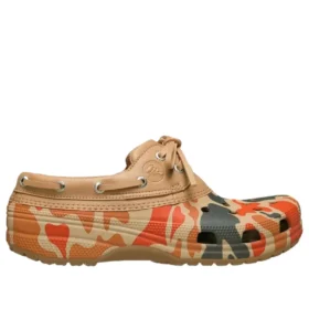Zapatos náuticos Classic Duck Camo «Tan Shocking Orange»