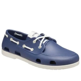 Zapatos náuticos clásicos «Azul y blanco»