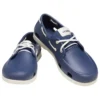 Zapatos náuticos clásicos «Azul y blanco»