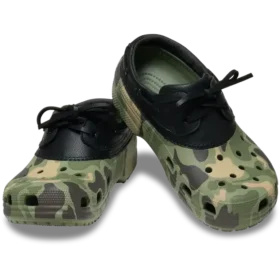 Zapatos náuticos clásicos con camuflaje de pato