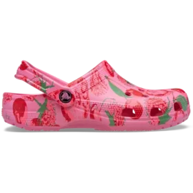 Zueco clásico de verano con frutas