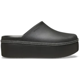 Zueco con plataforma Dylan y diamantes