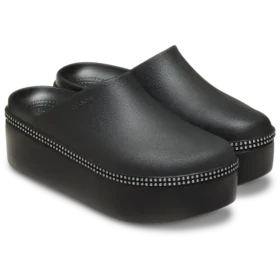 Zueco con plataforma Dylan y diamantes