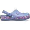 Zueco Crocband Glow Confetti Band para niños pequeños