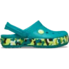 Zueco Crocband Glow Confetti Band para niños pequeños