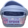 Zueco Crocband Glow Confetti Band para niños pequeños