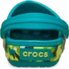 Zueco Crocband Glow Confetti Band para niños pequeños