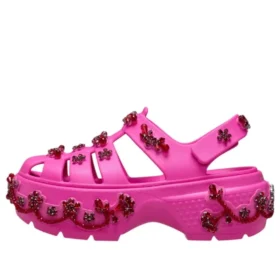 Zueco de pescador Stomp «Simone Rocha Rosa eléctrico»