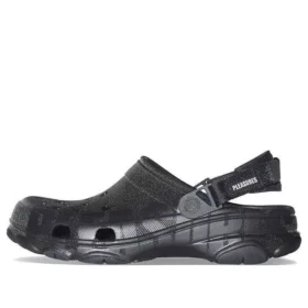 Zuecos All-Terrain Crocs x Pleasures «Negro»