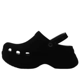 Zuecos Bae de terciopelo «Negro»