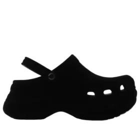 Zuecos Bae de terciopelo «Negro»