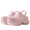 Zuecos Bae Glitter «Pink Milk»