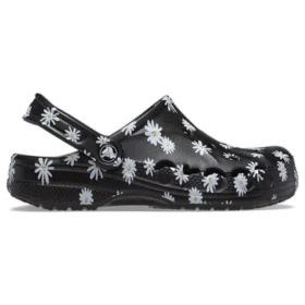Zuecos Baya con estampado de temporada «Black Daisy»