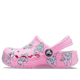 Zuecos Baya con estampado de temporada «Rosa-Blanco»