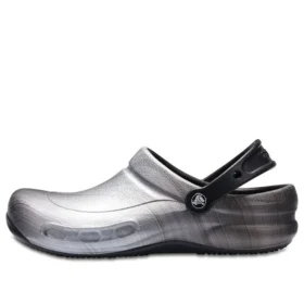 Zuecos Bistro Graphic «Silver Black»