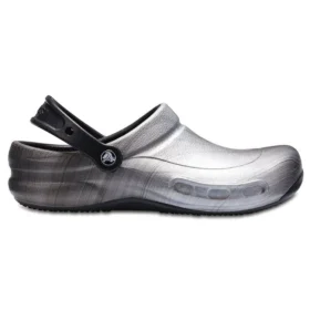 Zuecos Bistro Graphic «Silver Black»